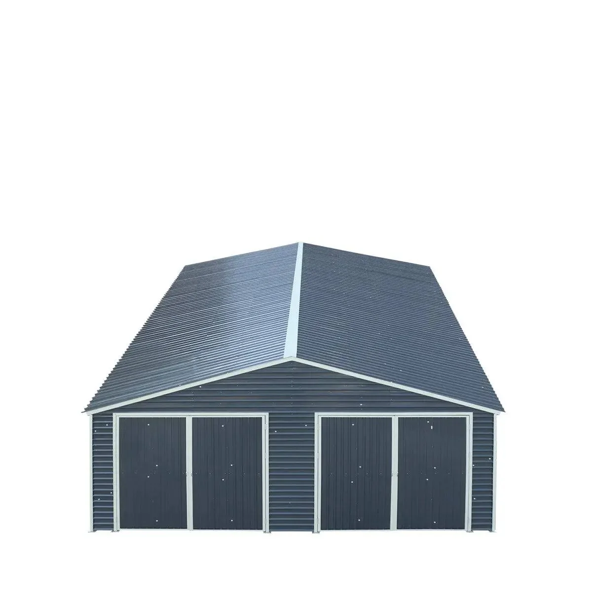 8 x 9 m Metal Garage Shed with Double Front & Side Doors, 4.3 m Peak Height, TMG-MS2630 - Image 9