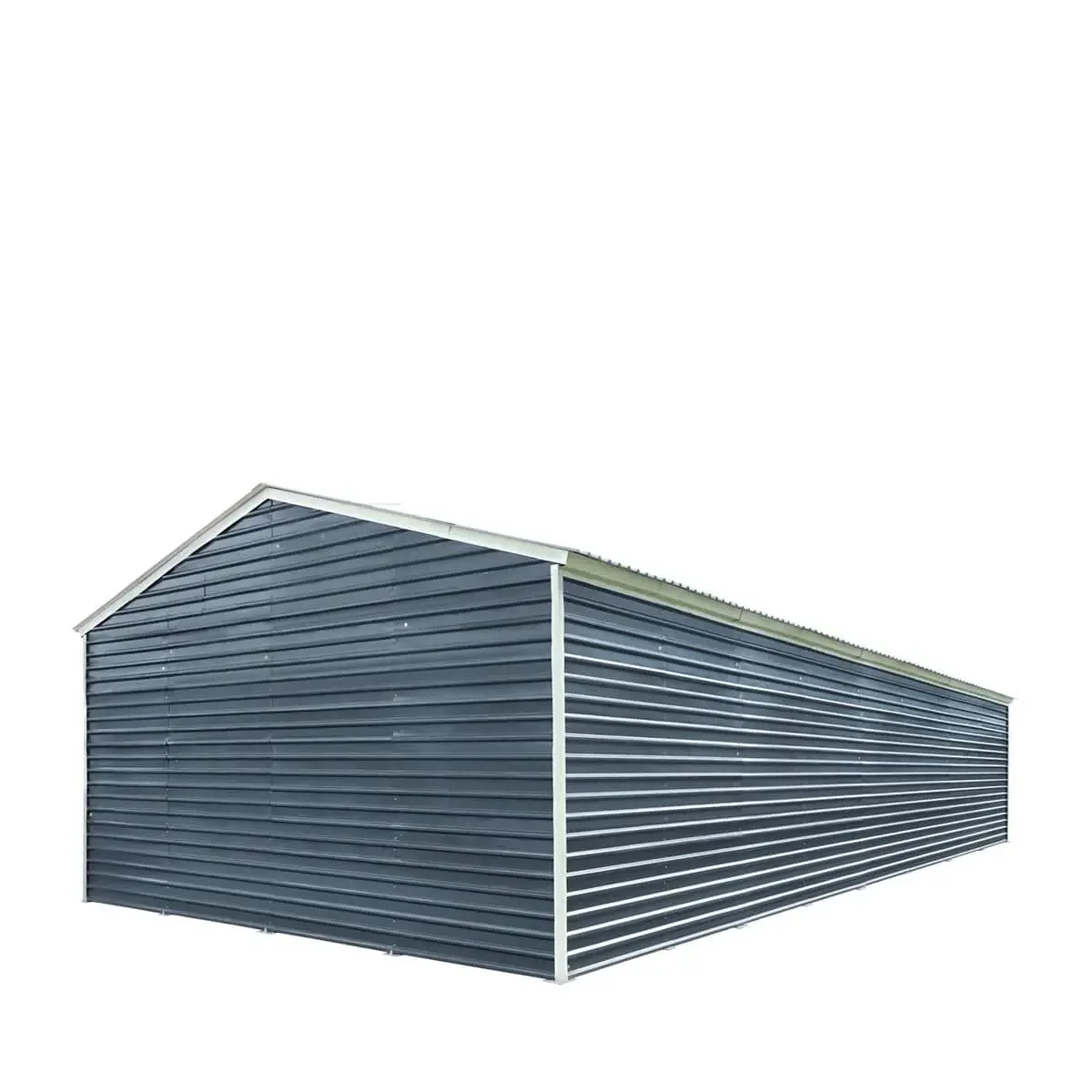 8 x 12 m Metal Garage Shed with Double Front & Side Doors, 4.3 m Peak Height, TMG-MS2640 - Image 9