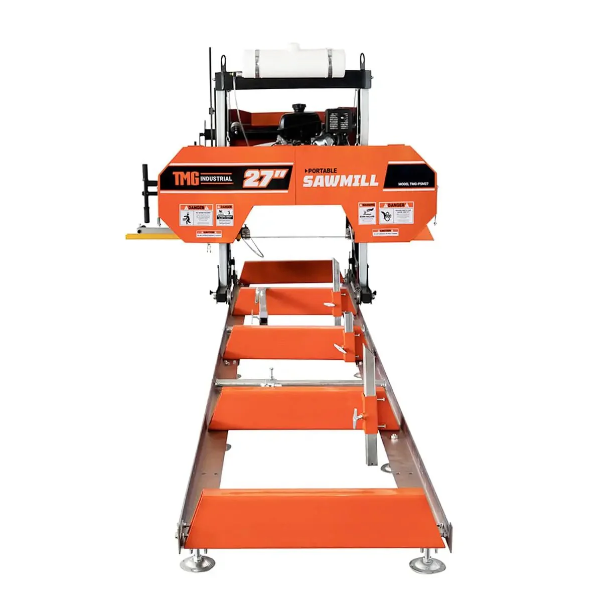 Portable 685mm Sawmill (Blade is not Included) with 14 HP Kohler Gas Engine - Bandsaw Mill for 3.6m Logs TMG-PSM27