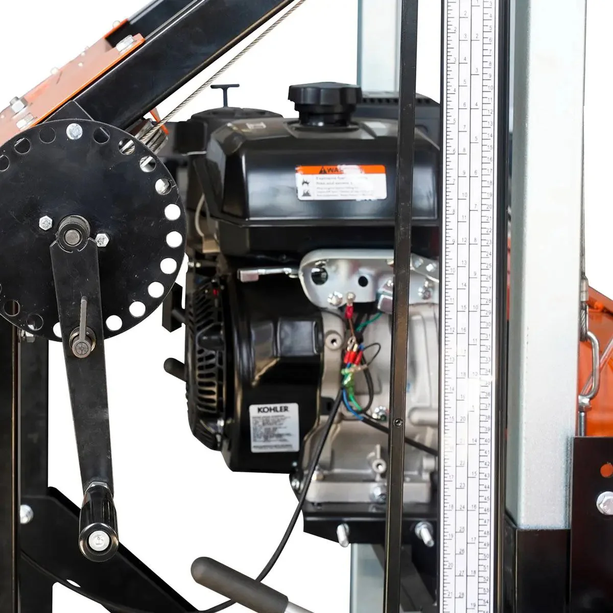 Portable 685mm Sawmill (Blade is not Included) with 14 HP Kohler Gas Engine - Bandsaw Mill for 3.6m Logs TMG-PSM27 - Image 11