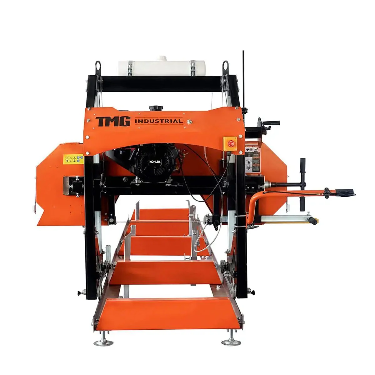 Portable 685mm Sawmill (Blade is not Included) with 14 HP Kohler Gas Engine - Bandsaw Mill for 3.6m Logs TMG-PSM27 - Image 4