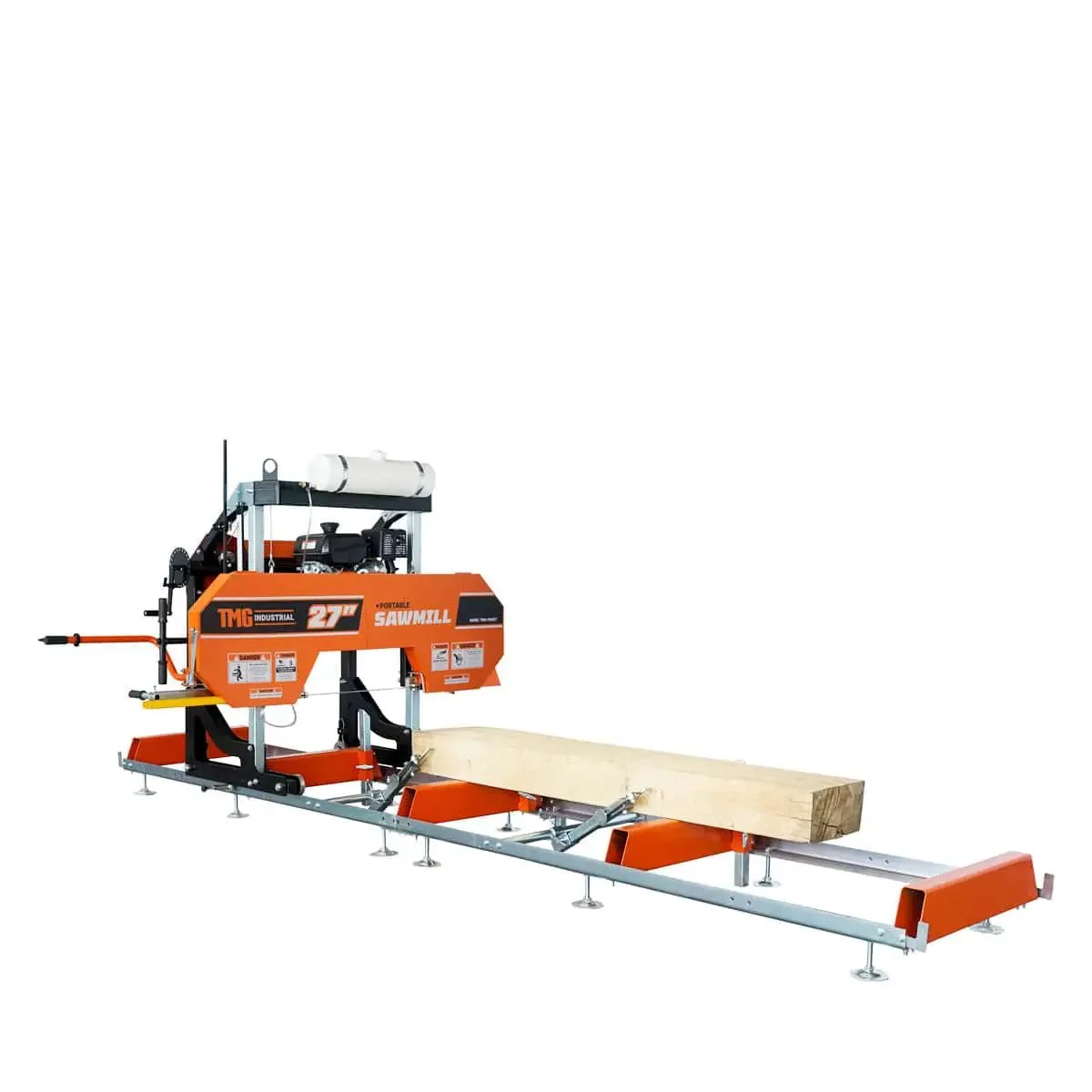 Portable 685mm Sawmill (Blade is not Included) with 14 HP Kohler Gas Engine - Bandsaw Mill for 3.6m Logs TMG-PSM27 - Image 6