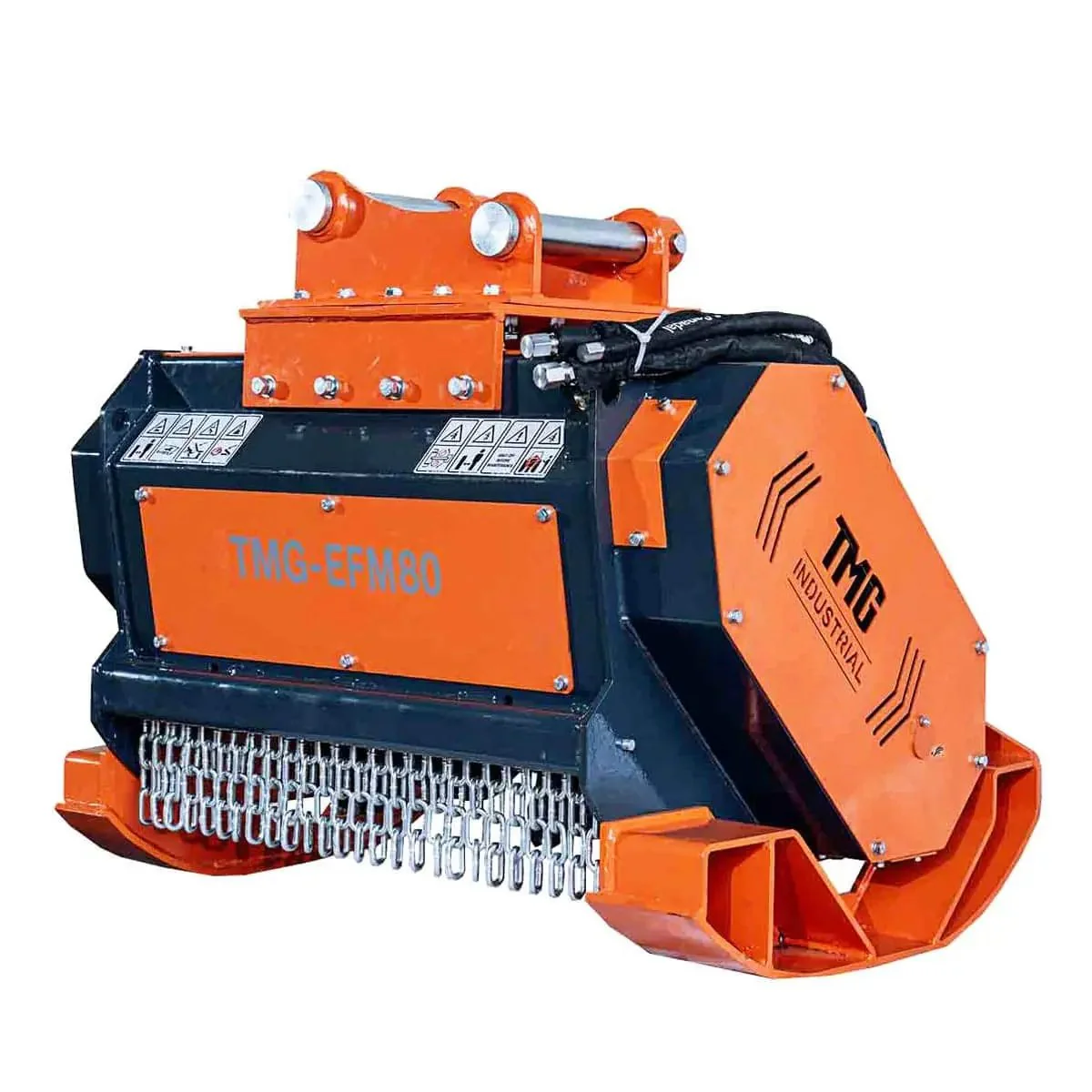 762 mm (30″) Heavy‑Duty Forestry Brush Mulcher, Fits 6 to 10 ton Excavators & Backhoes, TMG‑EFM80