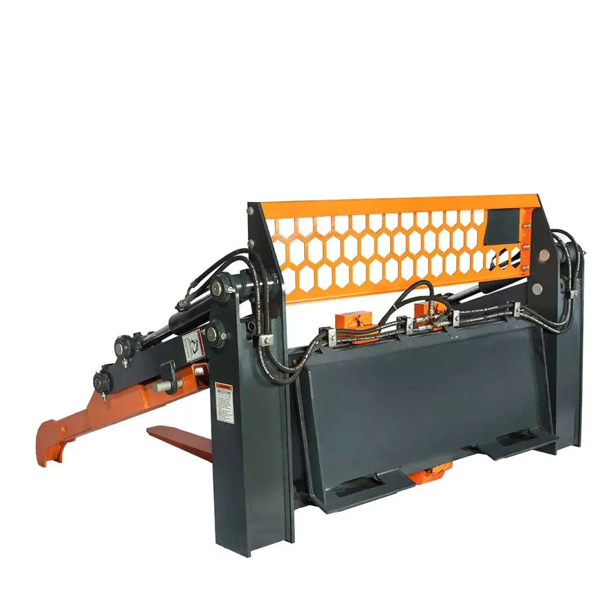 1.2 m Skid Steer Pallet Fork Pipe Grapple, Dual Hydraulic Cylinders, 2700kg Capacity, TMG-SPG45 - Image 10