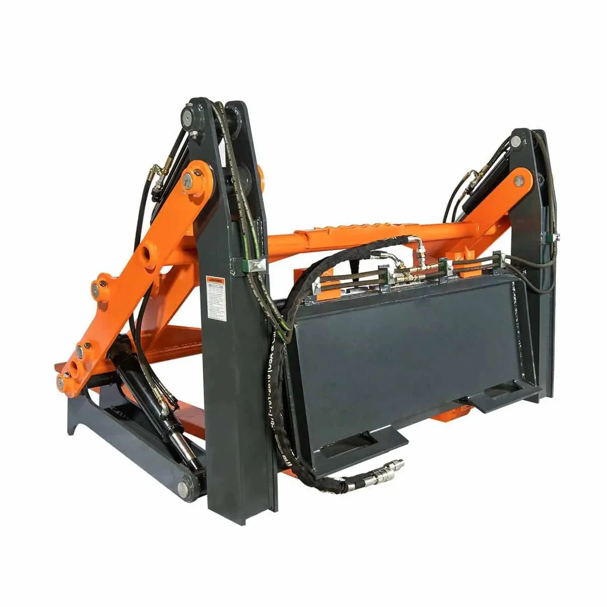 1.5 m Skid Steer Pallet Fork Pipe Grapple, 4 Hydraulic Cylinders, 2800 kg Capacity, TMG-SPG60 - Image 9
