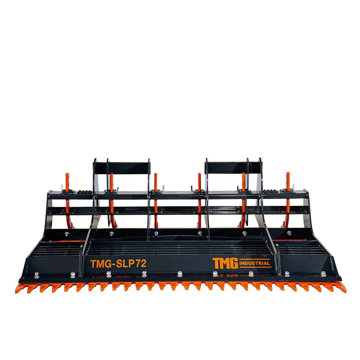 183 cm Skid Steer Land Plane, 6 Adjustable Ripper Teeth, Reversible Planer Comb, Grading, Spreading and Leveling, TMG-SLP72 - Image 2