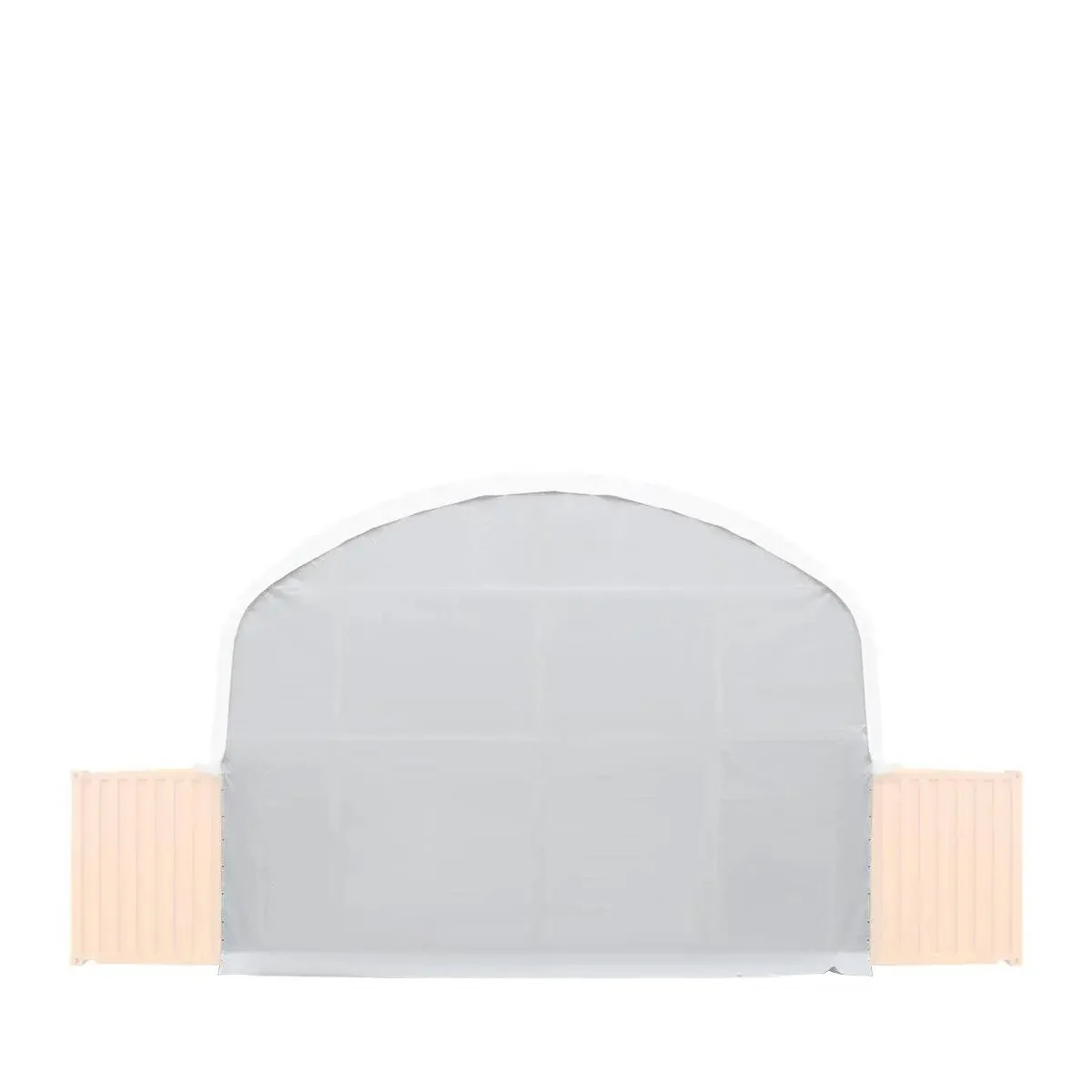 Back End Wall Kit, Compatible with TMG-DT3020C and DT3040C container shelters installed with the high cube containers (9'6" / 2.90m), TMG-DT30BW9V. - Image 2