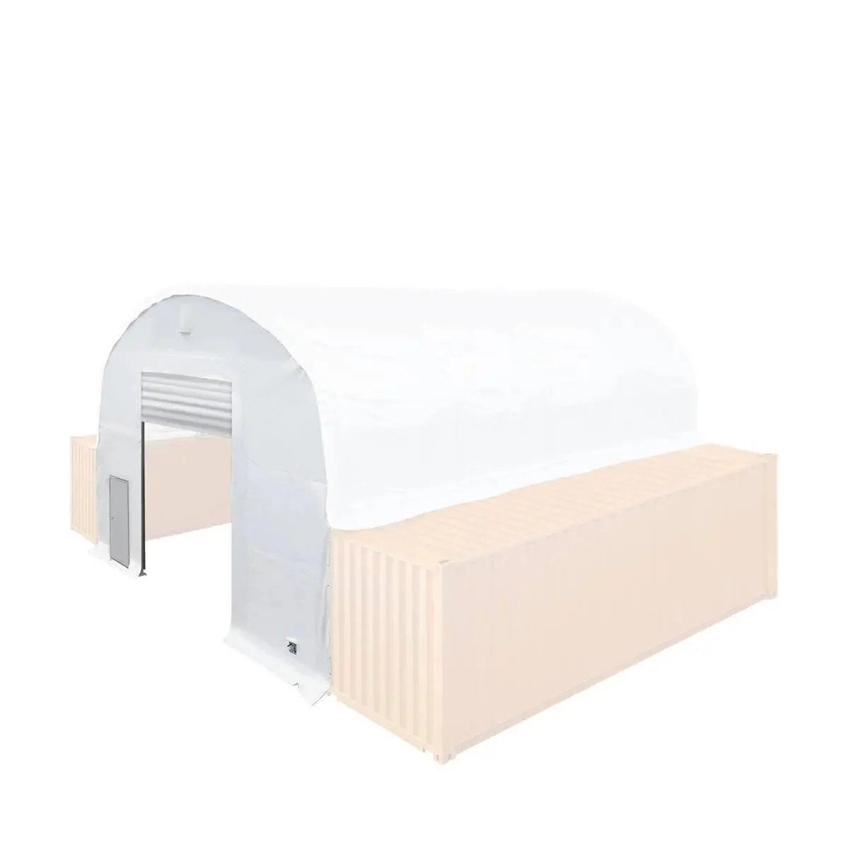 Front End Wall Kit, Compatible with TMG-DT3020C and DT3040C container shelters installed with the high cube containers (9’6”), TMG-DT30FW9V - Image 6