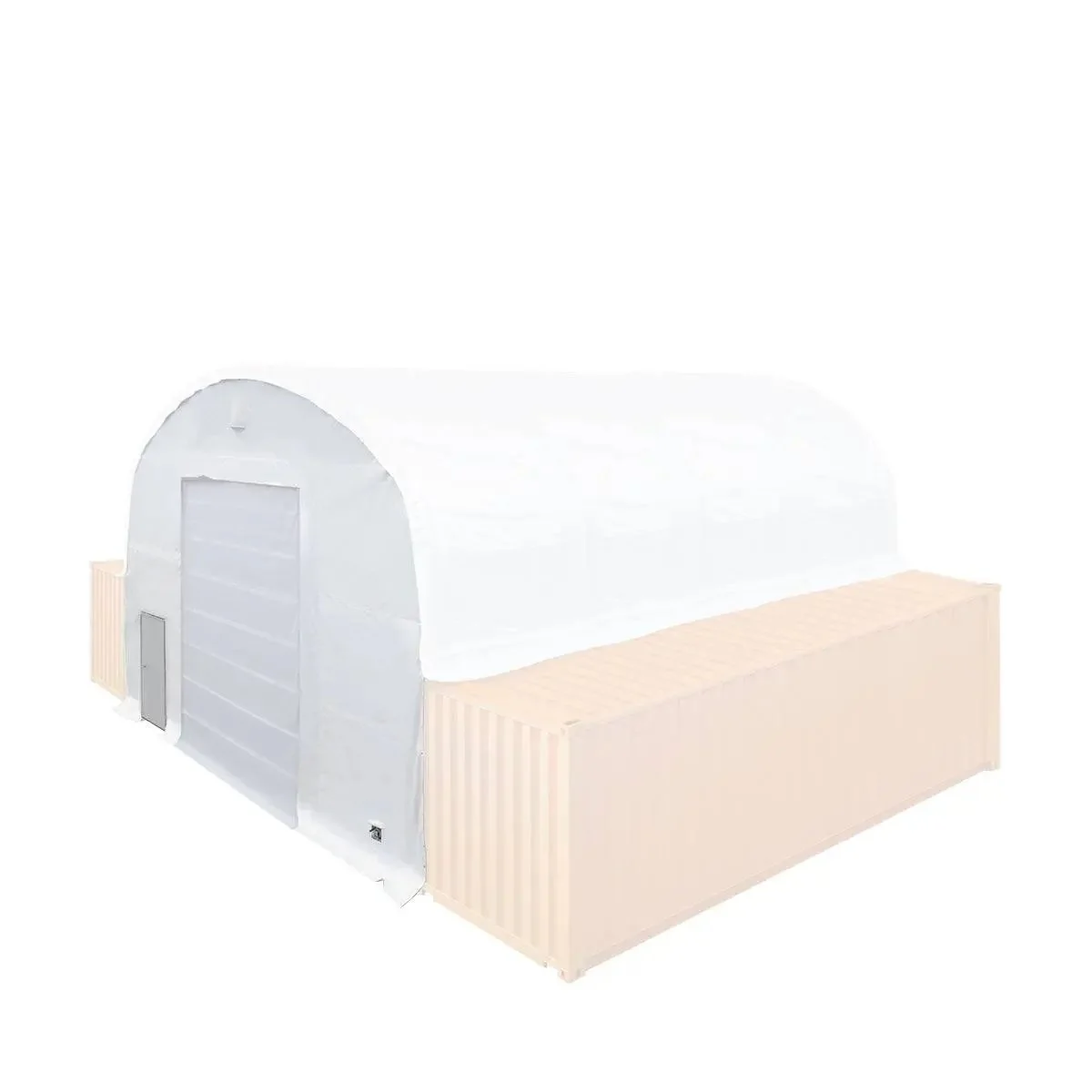 Front End Wall Kit, Compatible with TMG-DT3020C and DT3040C container shelters installed with the standard height containers (8’6”), TMG-DT30FW8V - Image 8