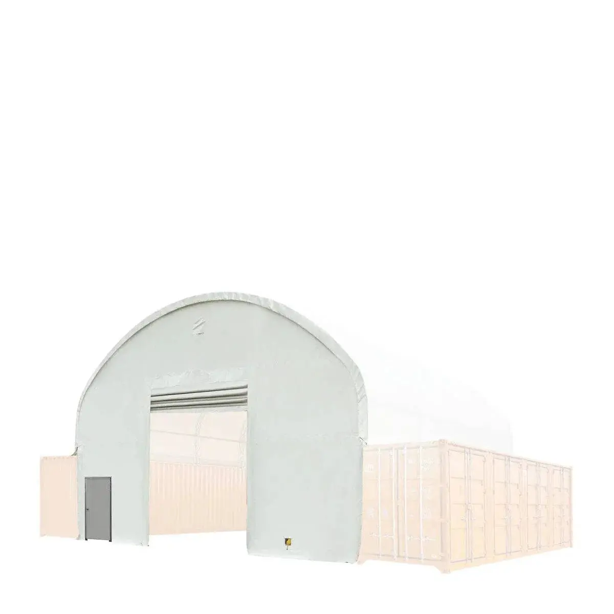 Front End Wall Kit, Compatible with TMG-DT4041C and DT4041CF container shelters installed with the standard height containers (8’6”), TMG-DT40FW8V - Image 4