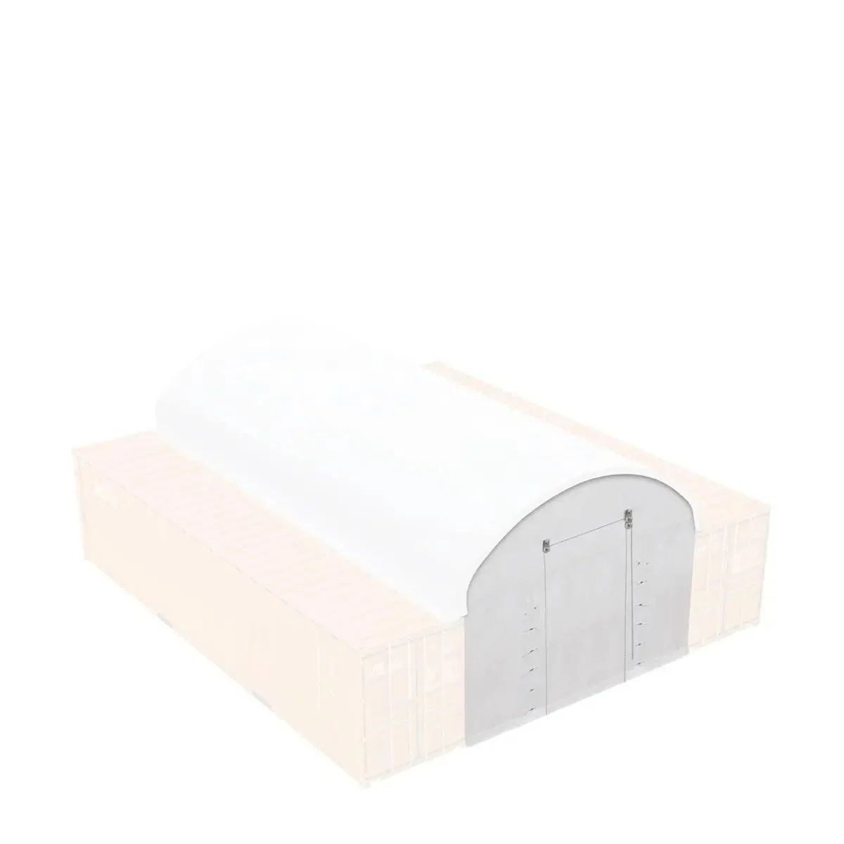 Front End Wall Kit, Compatible with TMG-ST2041CV and TMG-ST2021CE installed with standard height container (8’6”), TMG-ST20FW8V - Image 6
