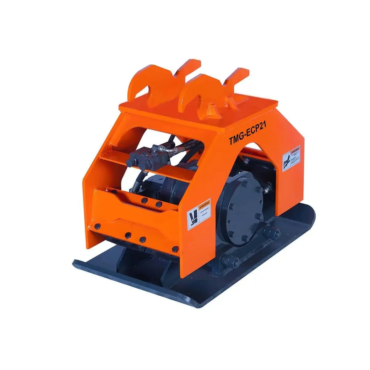 40 kN Hydraulic Plate Compactor for 2–4 Ton Mini Excavators, Quick Change Lugging Mount, TMG-ECP21 - Image 2