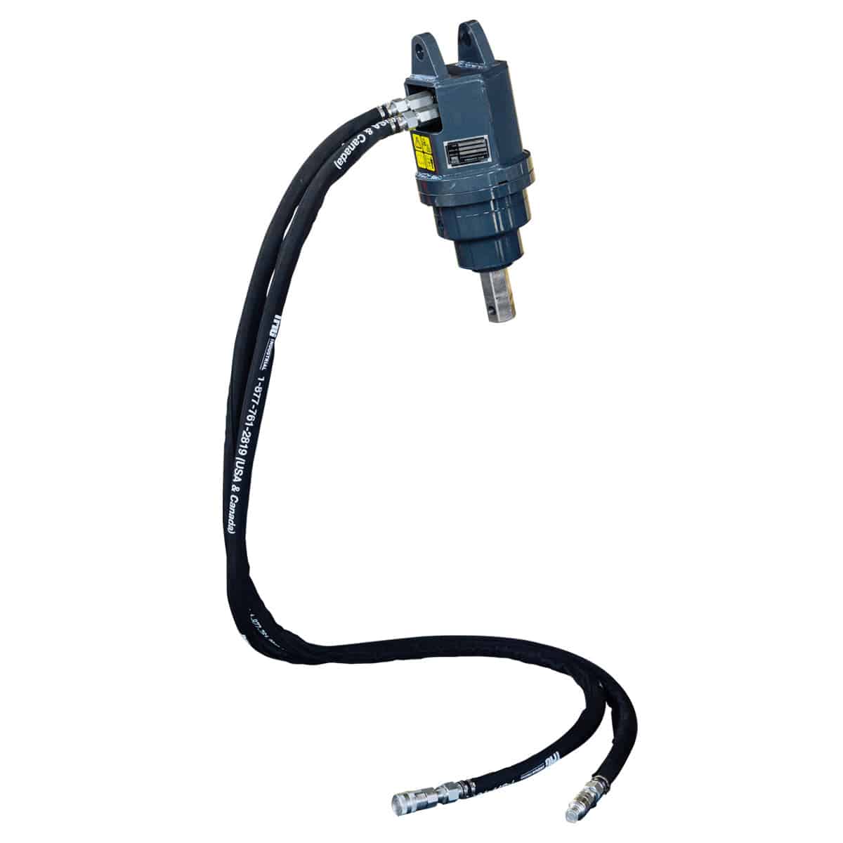 Hydraulic Post Hole Auger Drive Power Head, 26.5–76 L/min Hydraulic Flow, 50 mm (2") Hex Output Shaft, TMG-PAD30 - Image 3