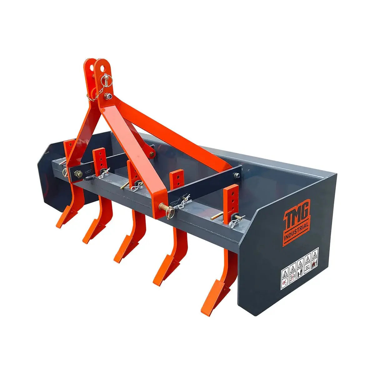 1500 mm (60″) Heavy-Duty Box Scraper Blade with Ripper Shanks, 18 - 35 HP Tractors, TMG-TLS60 - Image 7