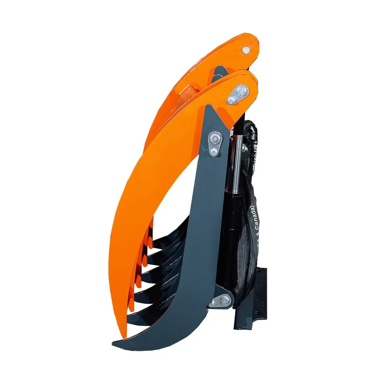 Mini Skid Steer Root Rake Grapple, 890 mm (35") Working Width, 1000 kg (2200 lb) Grapple Capacity, TMG-SRG35 - Image 9