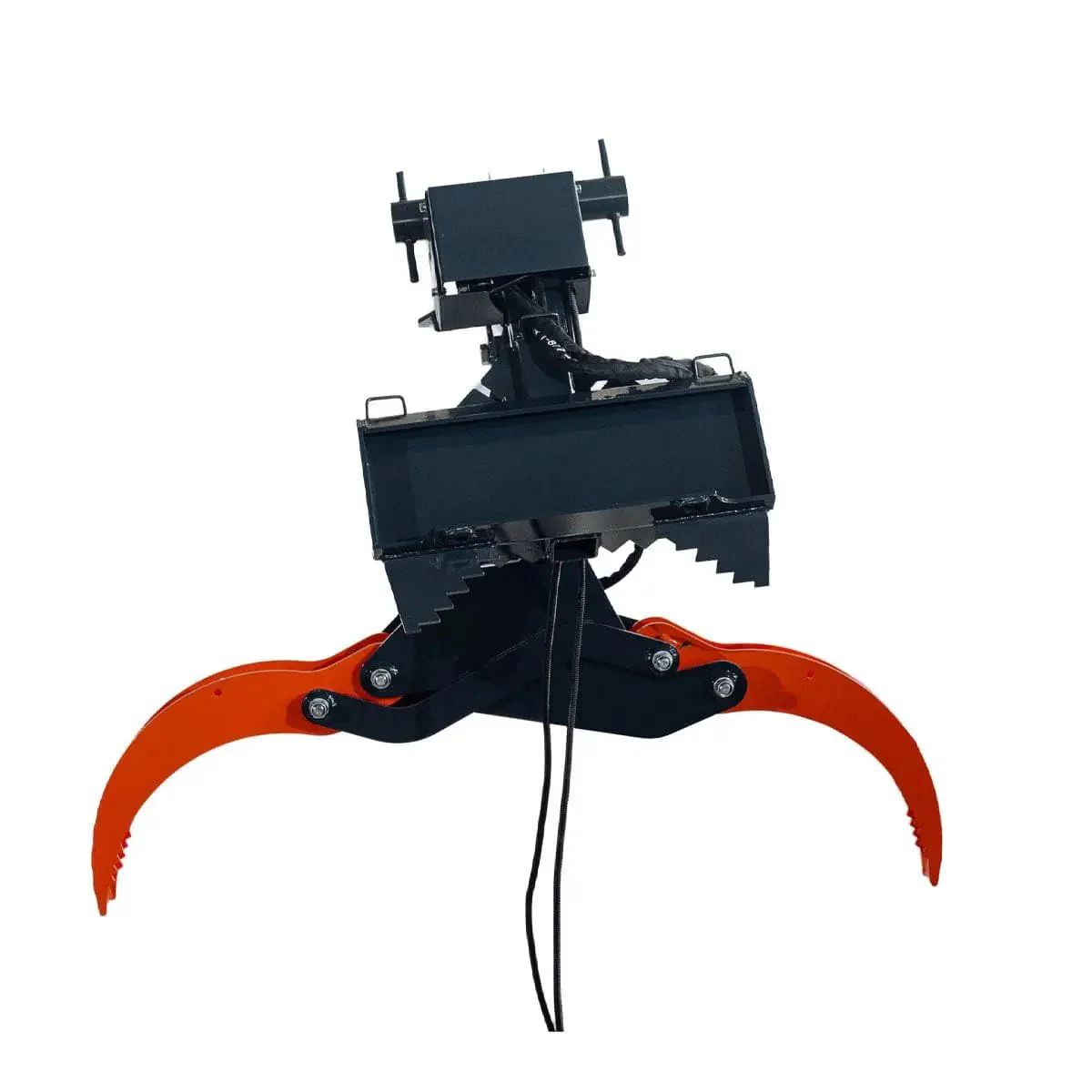 680 kg (1500 lb) Mini Skid Steer Rotating Grapple, 1500 mm (59") Opening, 360° Power Rotation, TMG-SLG59 - Image 5