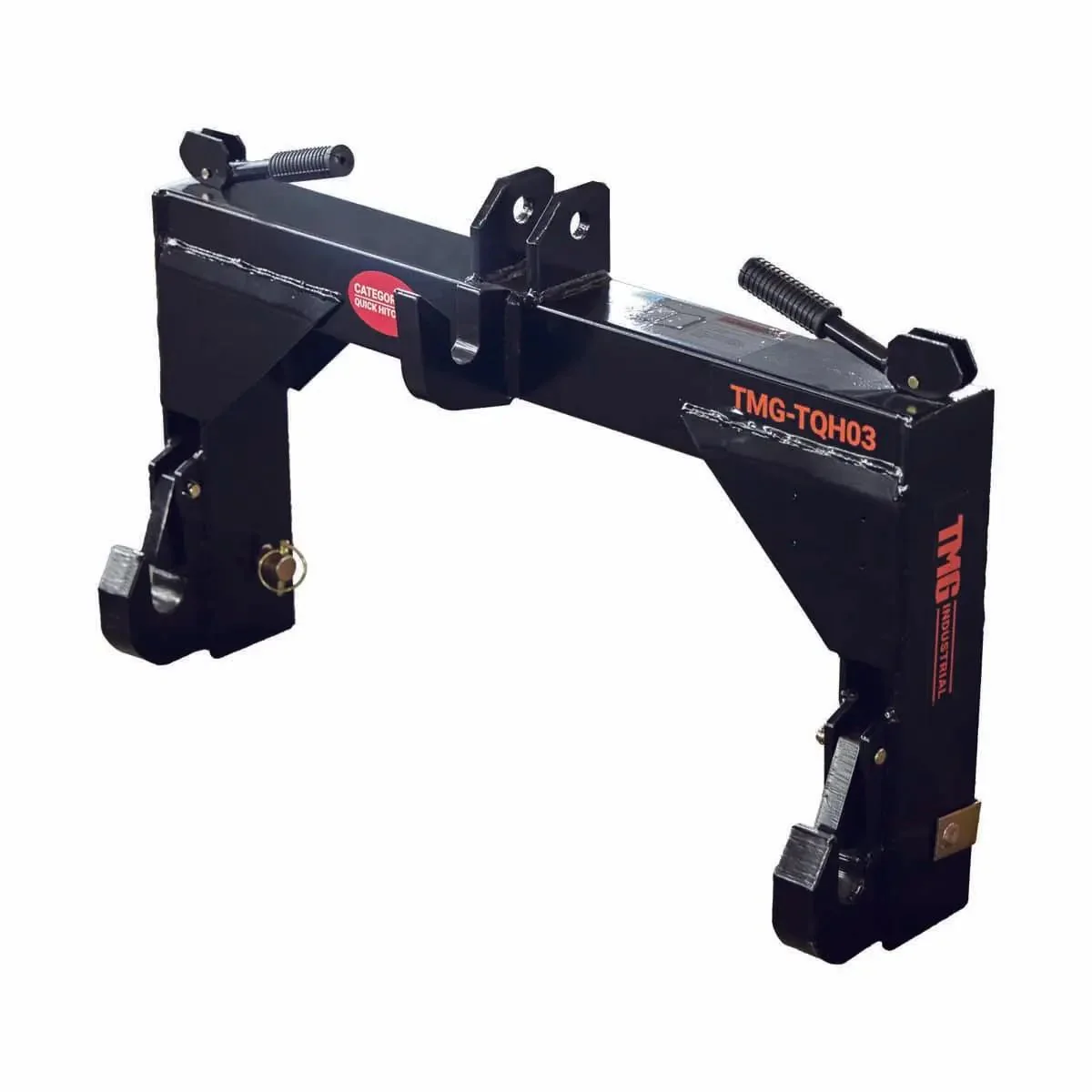Tractor 3-Point Quick Hitch Adapter, 1633 kg (3600 lb) Capacity, Category 2 Hook-Up, TMG-TQH03