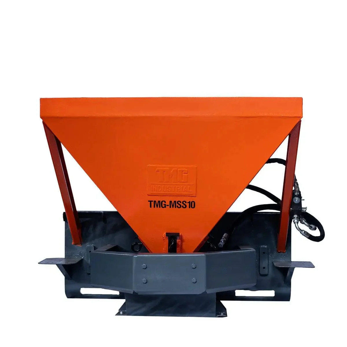 Skid Steer Tilt‑N‑Scoop Material Spreader, 283 L (10 Cu-ft) Capacity, 9.1 m (30’) Spread Range, TMG‑MSS10 - Image 2