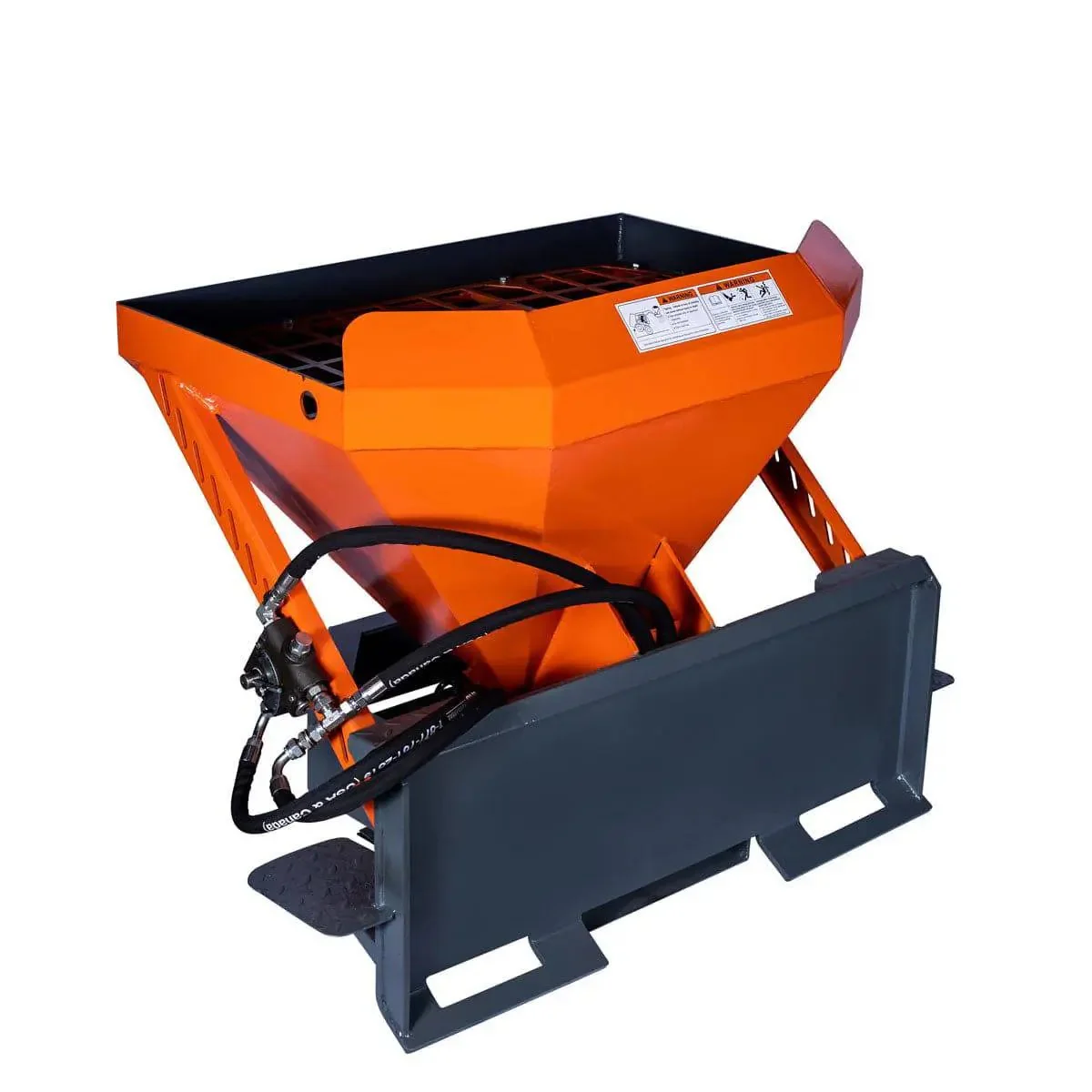 Skid Steer Tilt‑N‑Scoop Material Spreader, 283 L (10 Cu-ft) Capacity, 9.1 m (30’) Spread Range, TMG‑MSS10 - Image 4