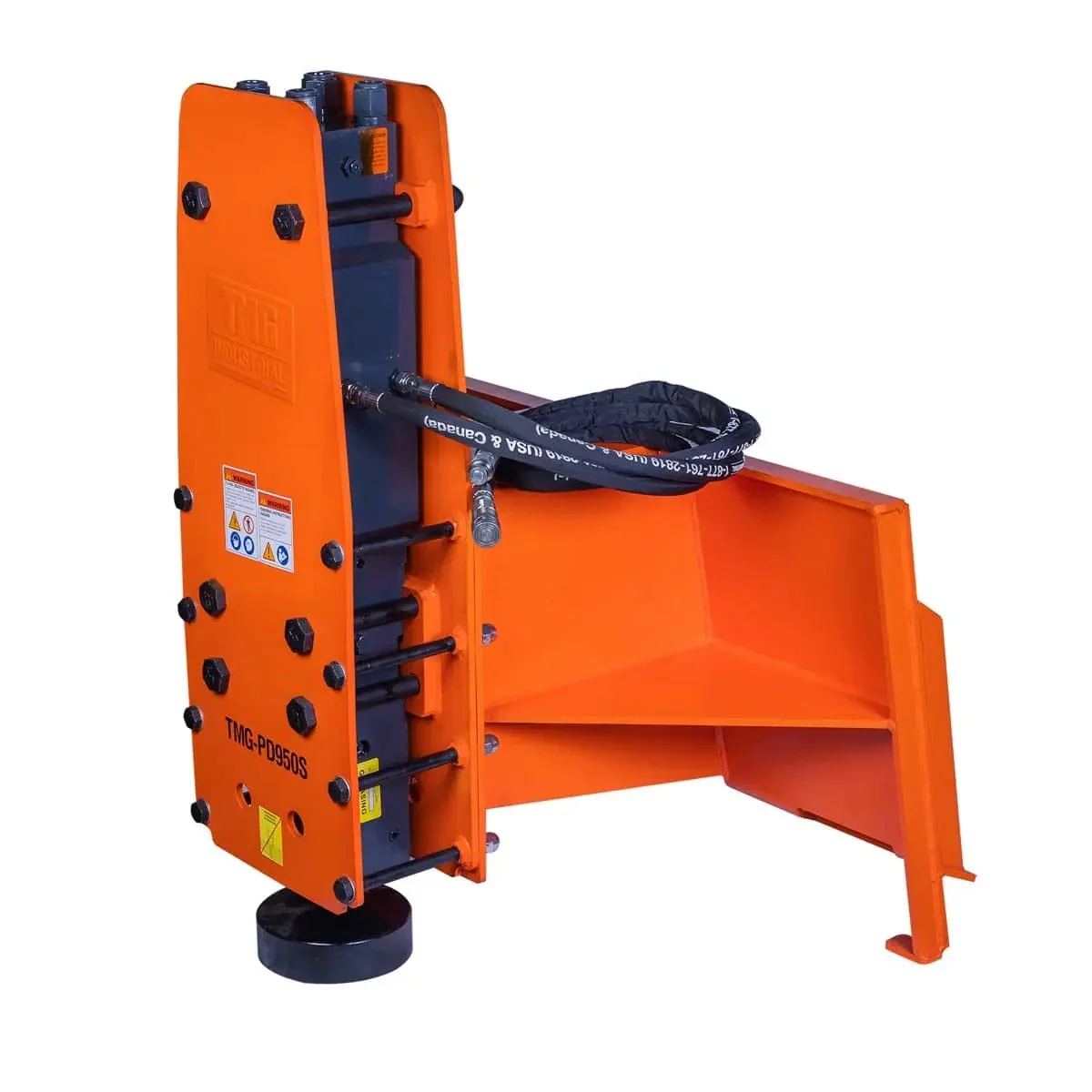 Skid Steer Post Driver, Universal Mount, 1030 Joules Energy, TMG-PD950S