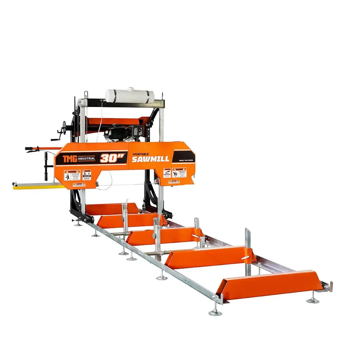 Portable 760mm Sawmill (Blade is not Included) with 14 HP Kohler Gas Engine - Bandsaw Mill for 3.6m Logs TMG-PSM30 - Image 2