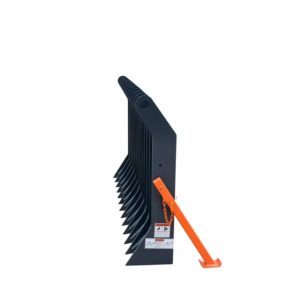 1840 mm (72″) Skid Steer Root Debris Rake Attachment, Universal Mount, 150 mm (6") Tine Spacing, TMG-SDR72 - Image 8
