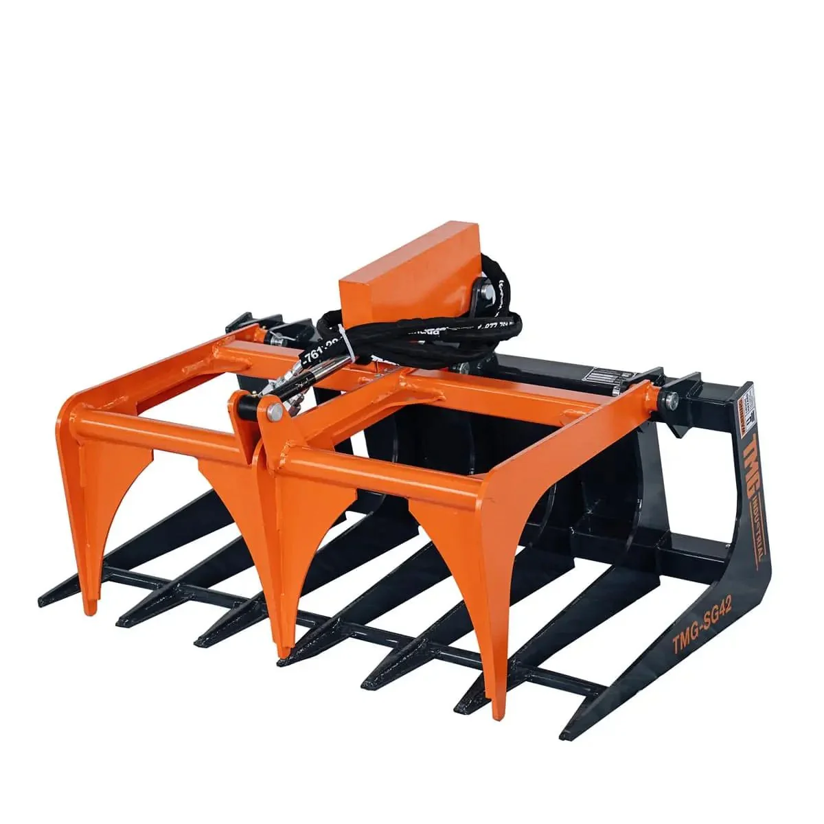 1070 mm (42") Mini Skid Steer Skeleton Grapple Attachment, Toro Style Mount, TMG-SG42