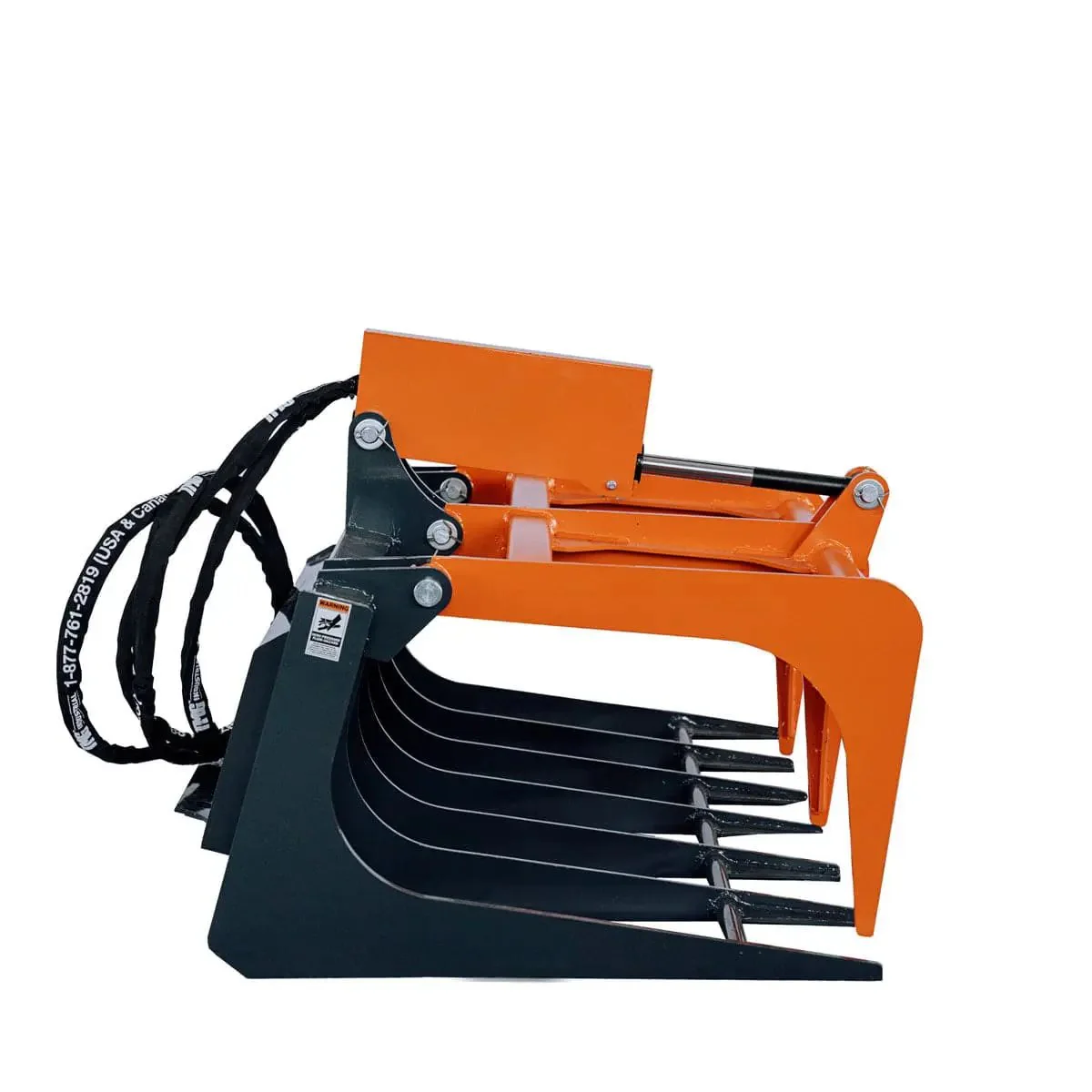1070 mm (42") Mini Skid Steer Skeleton Grapple Attachment, Toro Style Mount, TMG-SG42 - Image 7
