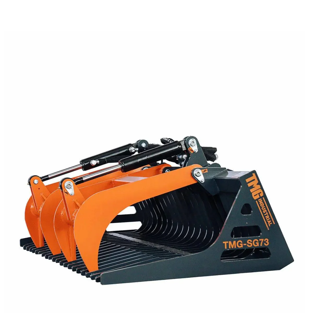 1830 mm (72") Skid Steer Skeleton Grapple Attachment, Universal Mount, TMG-SG73