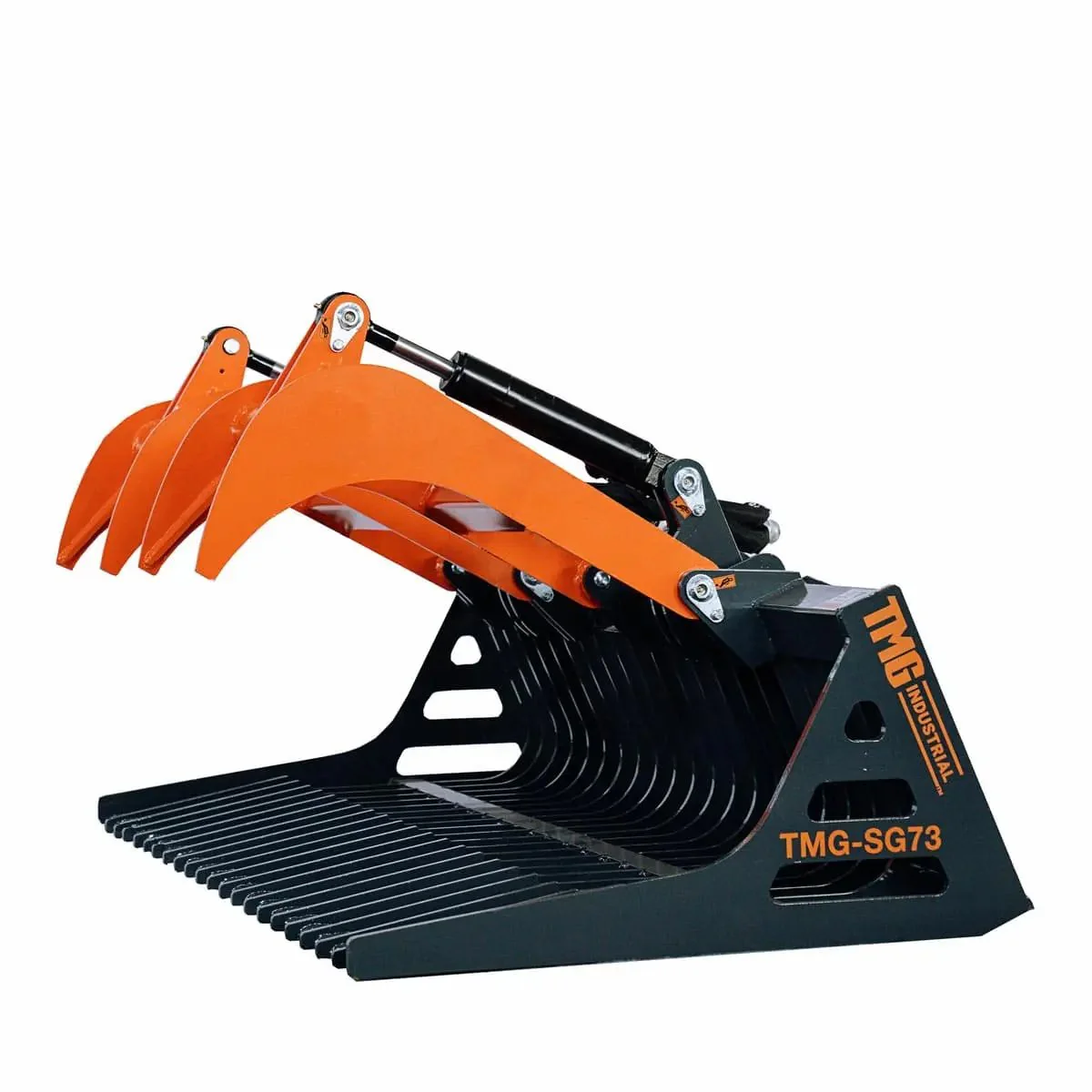 1830 mm (72") Skid Steer Skeleton Grapple Attachment, Universal Mount, TMG-SG73 - Image 2