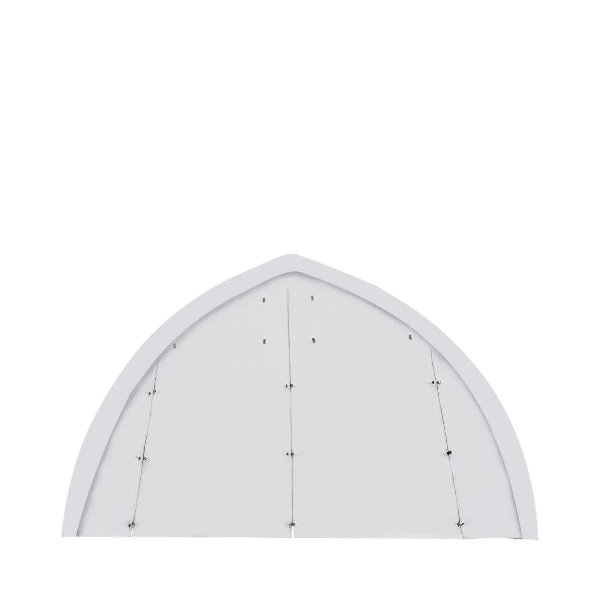 6 x 9 m Arch Wall Peak Ceiling Storage Shelter with Heavy Duty PVC Fabric Cover, TMG-ST2031PV - Image 6
