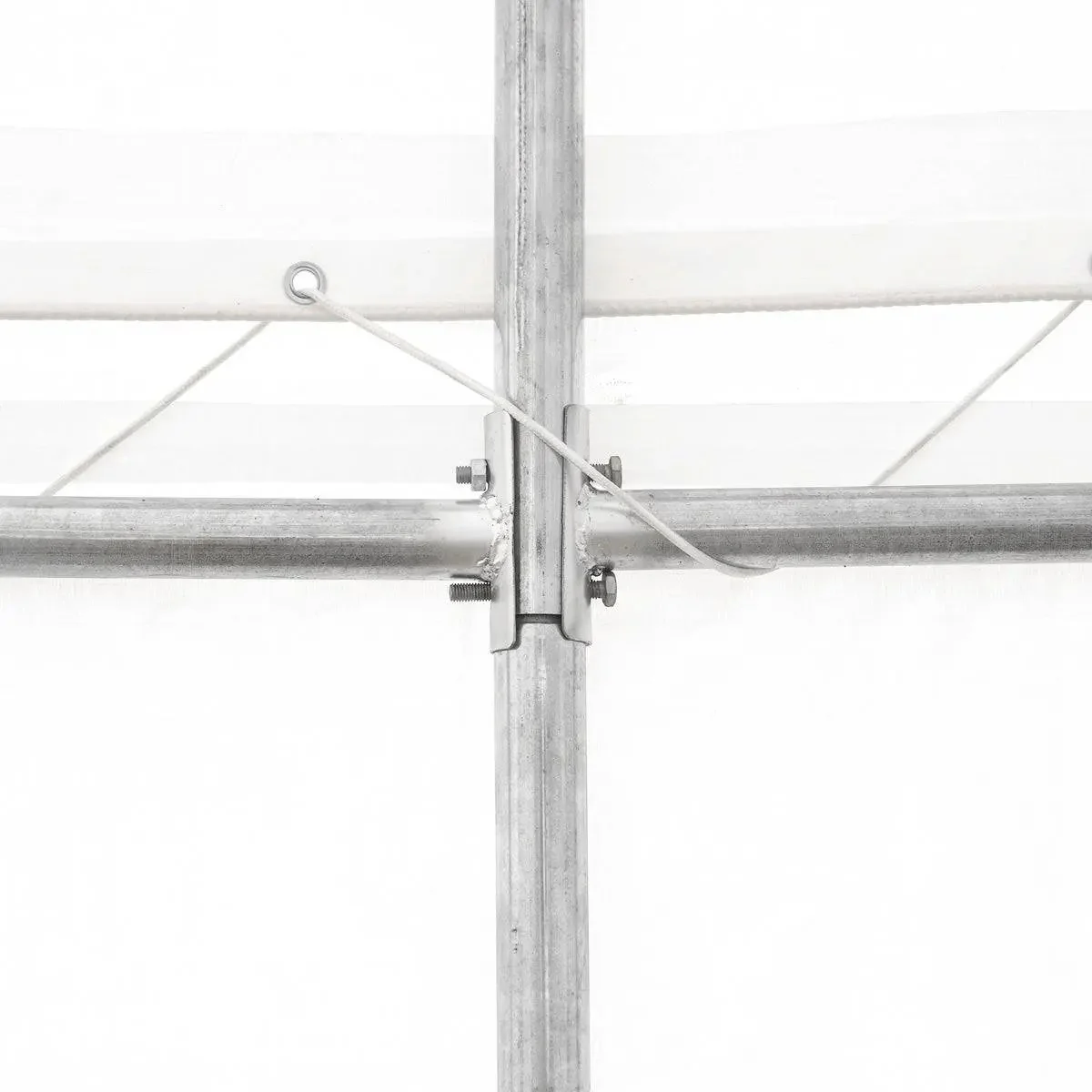 6 x 12 m Straight Wall Peak Ceiling Storage Shelter with Heavy Duty PVC Fabric Cover, TMG-ST2041V - Image 12