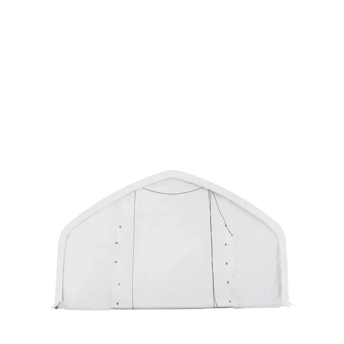 6 x 12 m Straight Wall Peak Ceiling Storage Shelter with Heavy Duty PVC Fabric Cover, TMG-ST2041V - Image 7