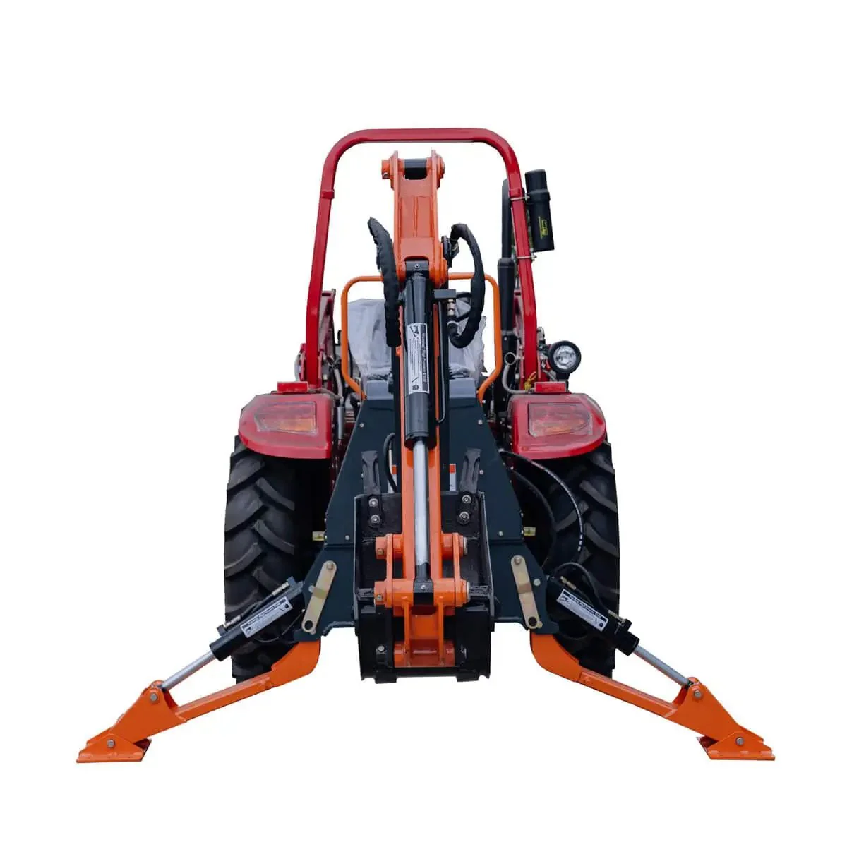 2200 mm (7’) 3-Point Hitch Swing Backhoe Attachment, Category 1 & 2, 40 - 100 HP Tractor TMG-TBH84 - Image 2