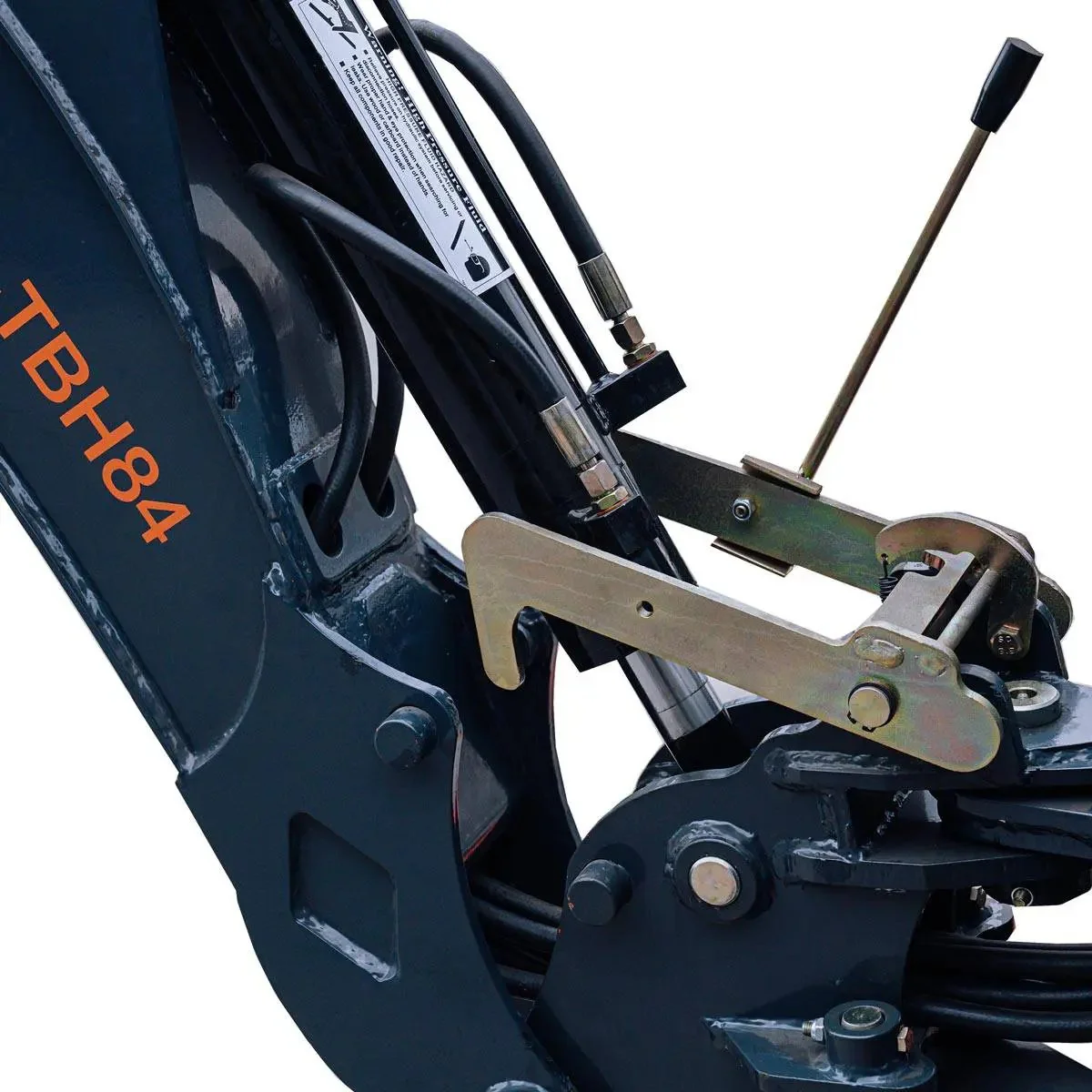2200 mm (7’) 3-Point Hitch Swing Backhoe Attachment, Category 1 & 2, 40 - 100 HP Tractor TMG-TBH84 - Image 6
