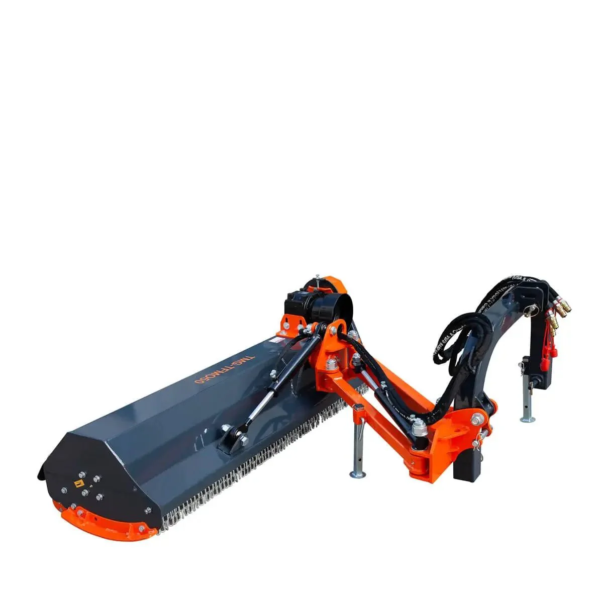 1250 mm (50″) Ditch Bank Flail Mower, Hydraulic Side Offset Verge & Slope Cutter for 20–50 HP Tractors, TMG-TFMO50 - Image 13
