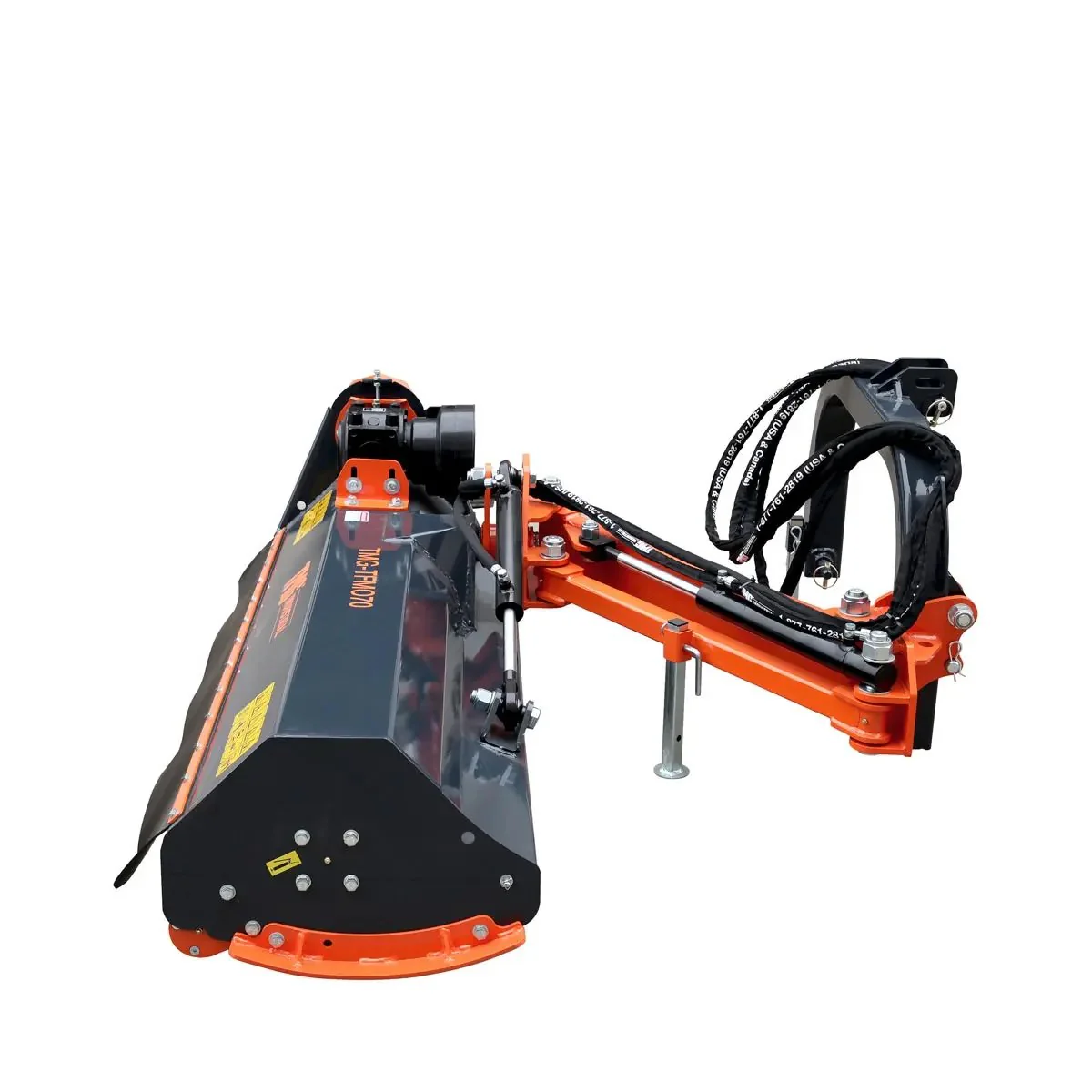 1778 mm (70") Ditch Bank Flail Mower, Hydraulic Side Offset Verge & Slope Cutter for 30–60 HP Tractors, TMG-TFMO70 - Image 2