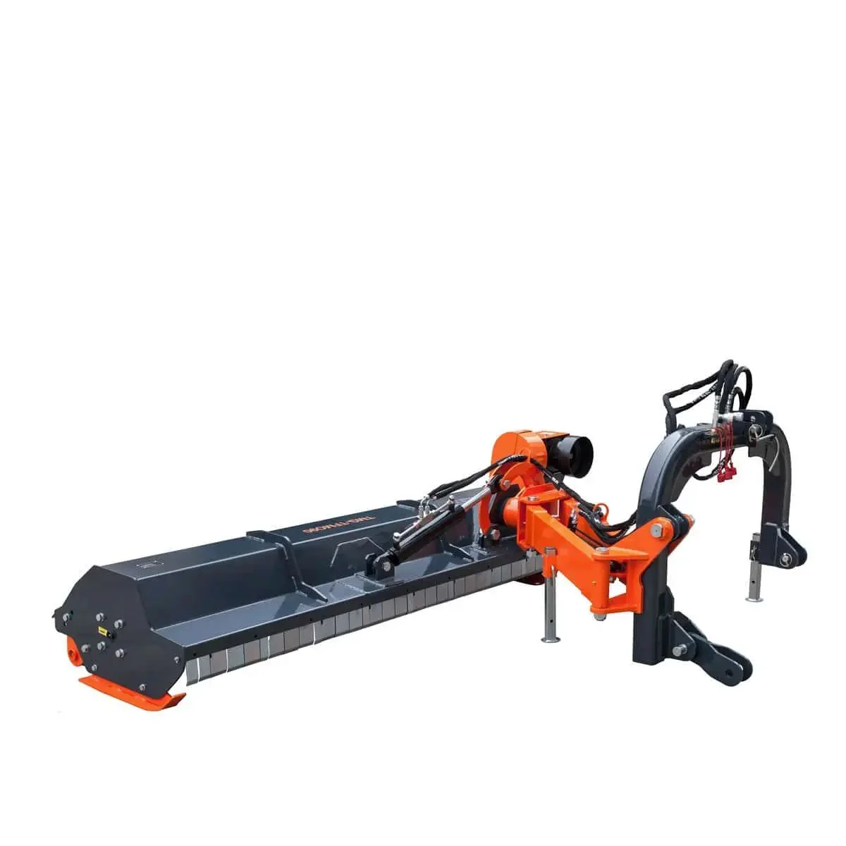 2200 mm (90") Ditch Bank Flail Mower, Hydraulic Side Offset Verge & Slope Cutter for 50–90 HP Tractors, TMGTFMO90 - Image 13