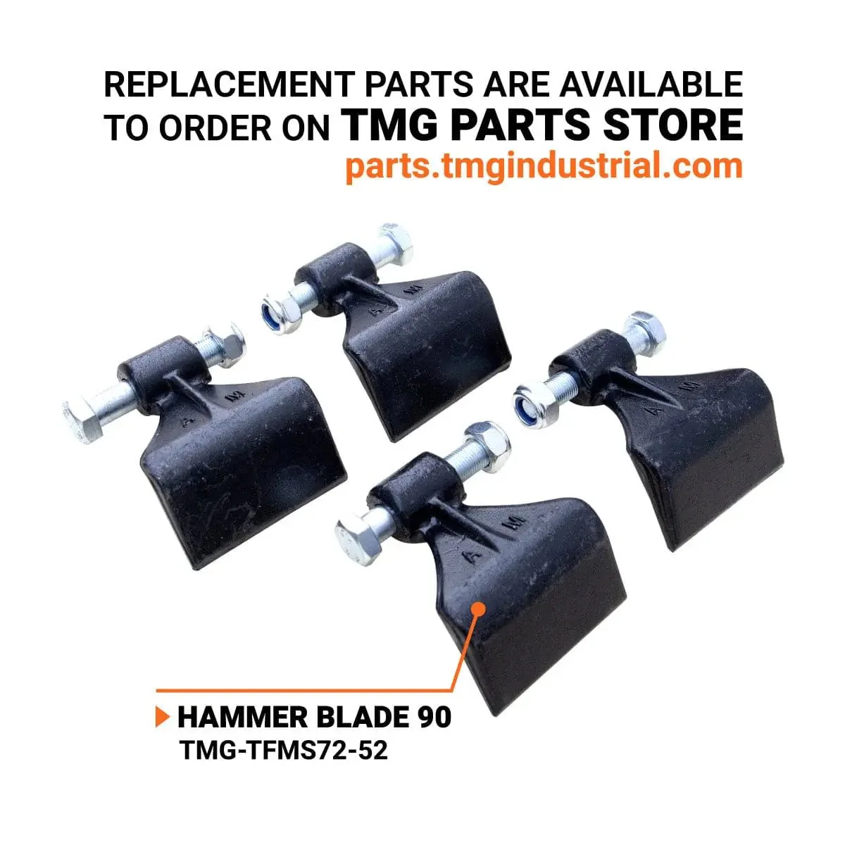 1850 mm (72″) Side Shift Offset Flail Mower, 3‑Point Hitch, 30 - 60 HP Tractors, PTO Drive Shaft, TMG‑TFMS72 - Image 5