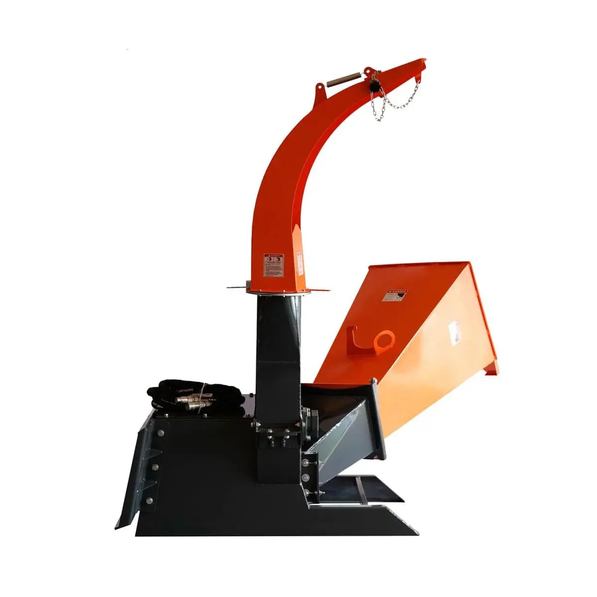 150 mm (6") Skid Steer Wood Chipper, 360° Swiveling Chute, Universal Skid Steer Mount, TMG-WC62S - Image 17